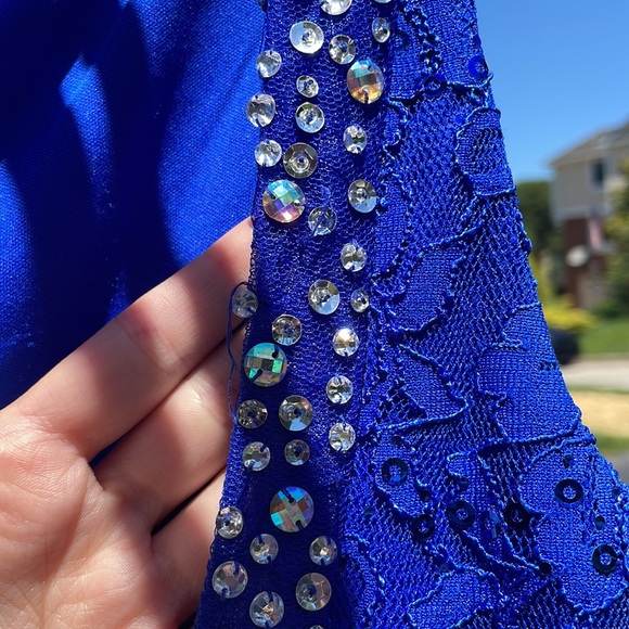 Blue Semi Formal Dress - Picture 4 of 5